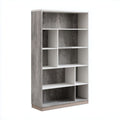 Étagère en bois de hêtre avec finition blanche 180 x 90 x 30cm pour rangement moderne