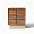 Meuble de rangement en bois de noyer avec quatre tiroirs dimensions 40 x 35 x 75cm